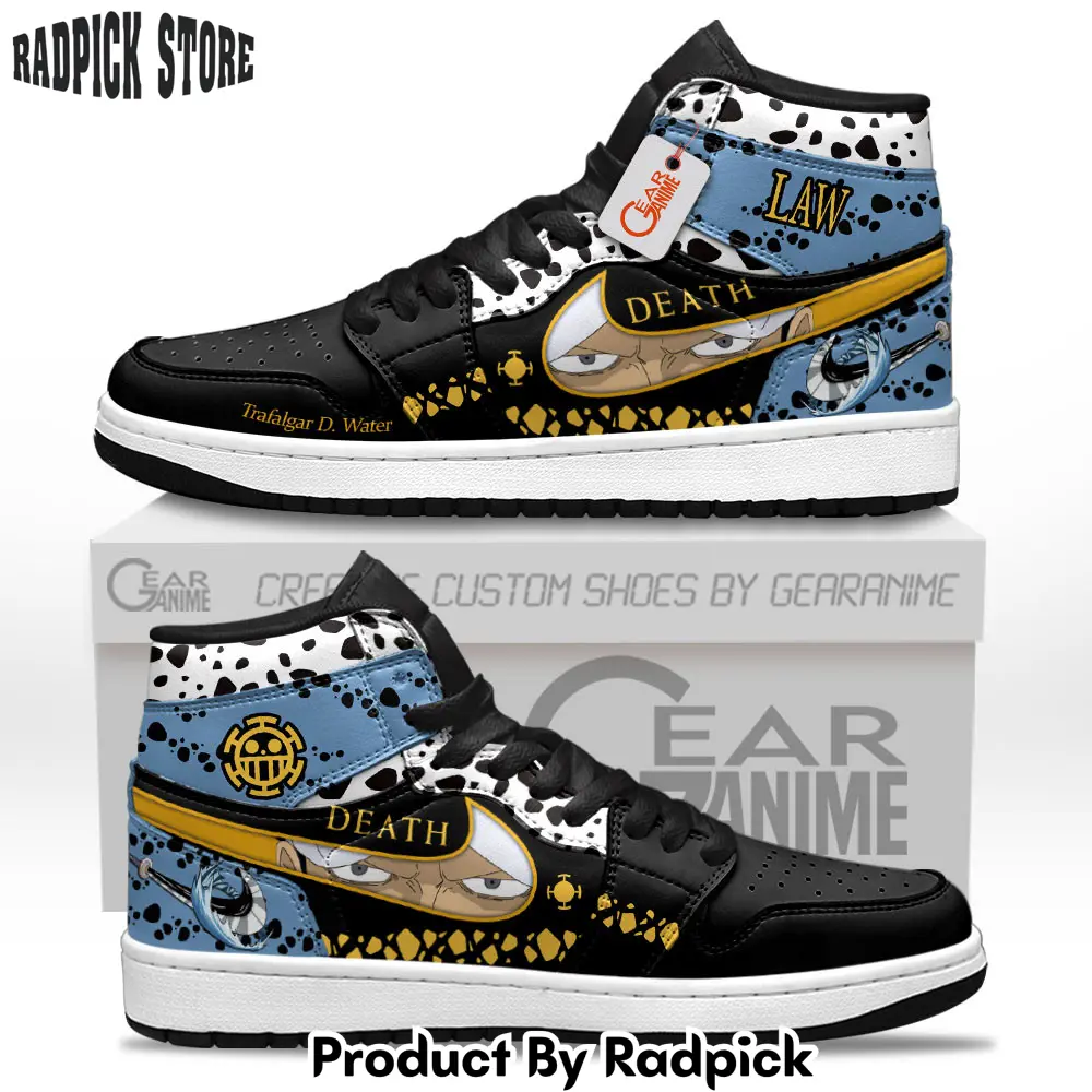 Trafalgar d. law air jordan high topsneakers personalized shoes  rp0351136